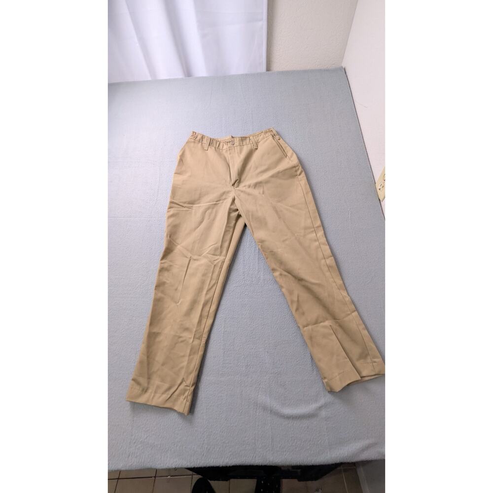 Red Kap Women's Elastic Insert Work Pants Khaki 14